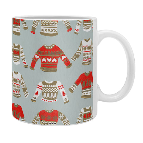 Cat Coquillette Christmas Sweaters Vintage Gold Coffee Mug