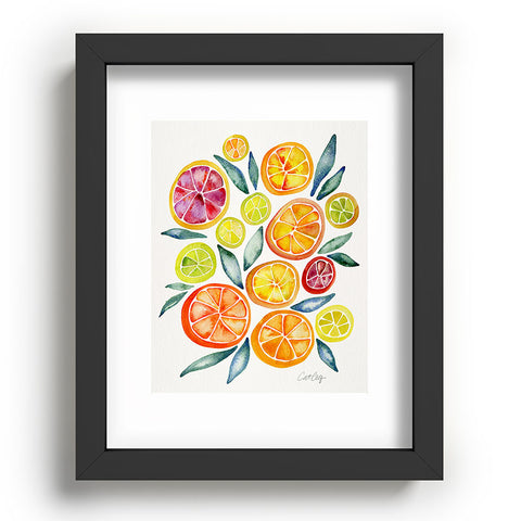 Cat Coquillette Citrus Slices Recessed Framing Rectangle