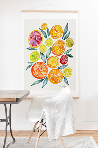 Cat Coquillette Citrus Slices Art Print And Hanger