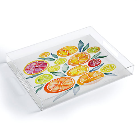 Cat Coquillette Citrus Slices Acrylic Tray