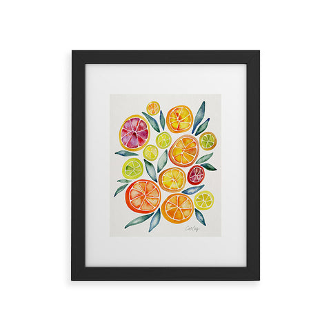 Cat Coquillette Citrus Slices Framed Art Print
