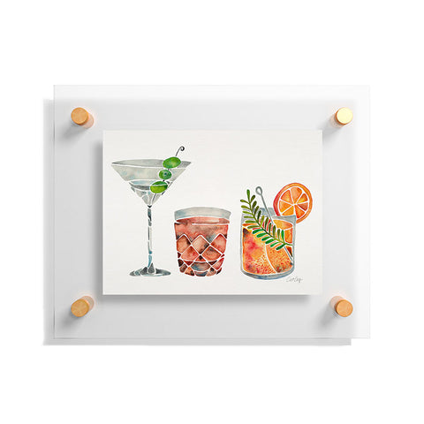 Cat Coquillette Classic Cocktails 1960s Floating Acrylic Print