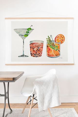 Cat Coquillette Classic Cocktails 1960s Art Print And Hanger