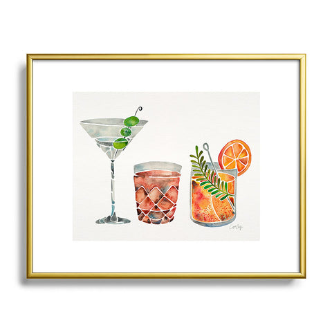 Cat Coquillette Classic Cocktails 1960s Metal Framed Art Print