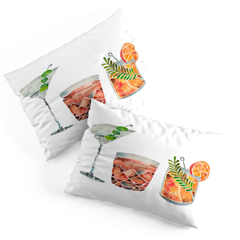 Cat Coquillette Classic Cocktails 1960s Pillow Shams