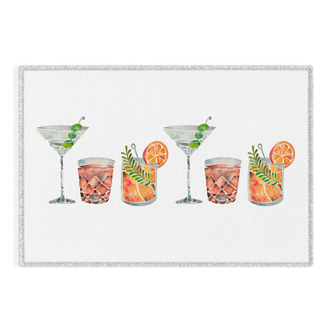 Cat Coquillette Classic Cocktails 1960s Outdoor Rug
