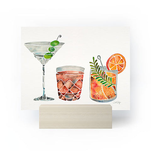 Cat Coquillette Classic Cocktails 1960s Mini Art Print