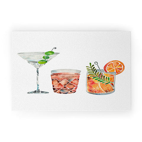 Cat Coquillette Classic Cocktails 1960s Welcome Mat