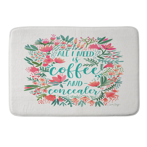 Cat Coquillette Coffee and Concealer in Juicy Memory Foam Bath Mat