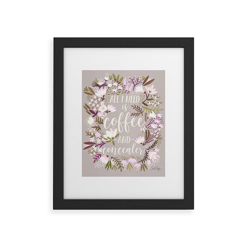 Cat Coquillette Coffee Plus Concealer Framed Art Print