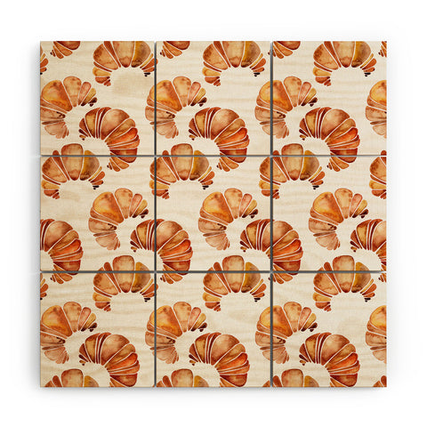 Cat Coquillette Croissant Collection Wood Wall Mural