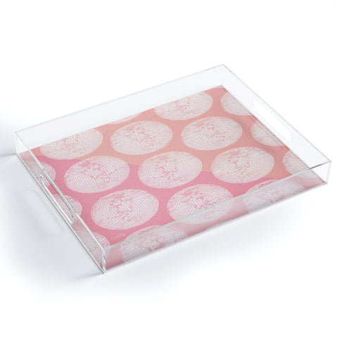 Cat Coquillette Disco Ball Blush Acrylic Tray