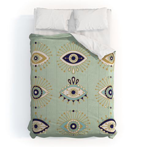 Cat Coquillette Evil Eye Collection Comforter
