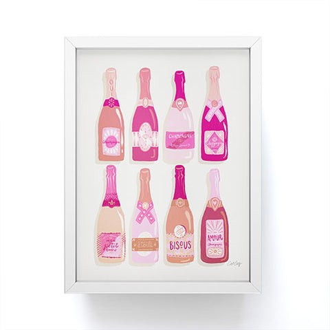 Cat Coquillette French Champagne Collection Pink Framed Mini Art Print