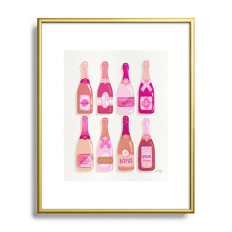 Cat Coquillette French Champagne Collection Pink Metal Framed Art Print
