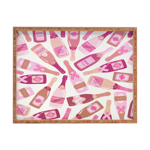 Cat Coquillette French Champagne Collection Pink Rectangular Tray