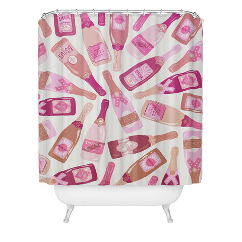 Cat Coquillette French Champagne Collection Pink Shower Curtain