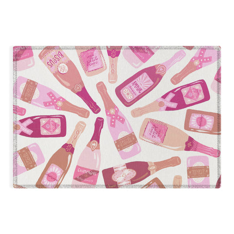 Cat Coquillette French Champagne Collection Pink Outdoor Rug