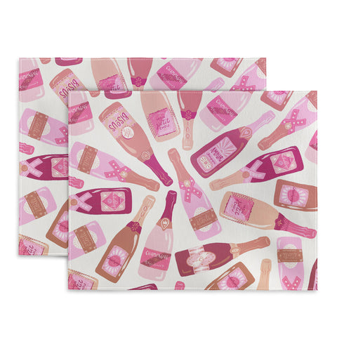 Cat Coquillette French Champagne Collection Pink Placemat