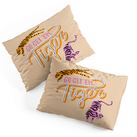 Cat Coquillette Go Get Em Tiger Melon Pillow Shams