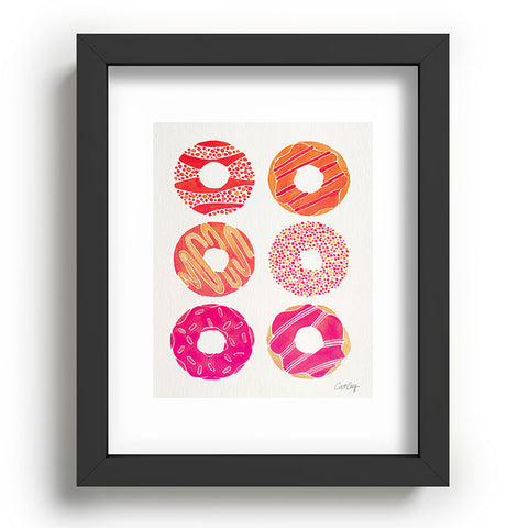 Cat Coquillette Half Dozen Pink Donuts Recessed Framing Rectangle