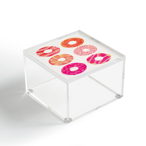 Cat Coquillette Half Dozen Pink Donuts Acrylic Box