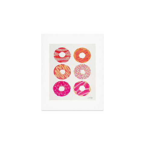 Cat Coquillette Half Dozen Pink Donuts Art Print