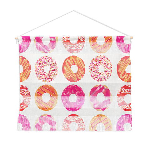 Cat Coquillette Half Dozen Pink Donuts Wall Hanging Landscape