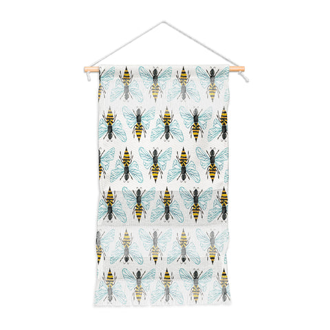 Cat Coquillette Honey Bee Pattern Wall Hanging Portrait