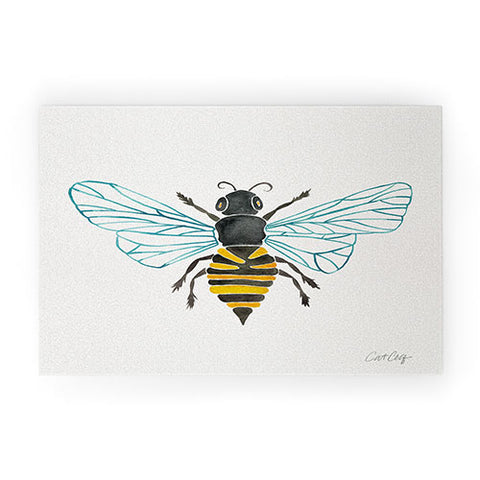 Cat Coquillette Honey Bee Welcome Mat