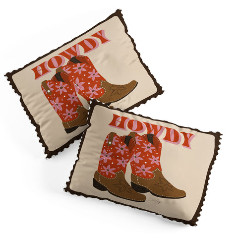 Cat Coquillette Howdy Cowgirl Coral Pink Pillow Shams