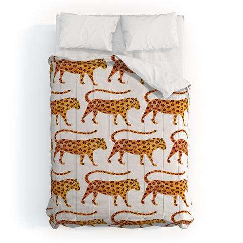 Cat Coquillette Jaguar Pattern Comforter