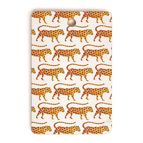 Cat Coquillette Jaguar Pattern Cutting Board Rectangle