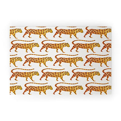 Cat Coquillette Jaguar Pattern Welcome Mat