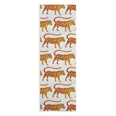 Cat Coquillette Jaguar Pattern Yoga Towel