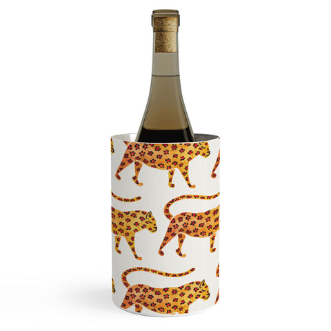 Cat Coquillette Jaguar Pattern Wine Chiller
