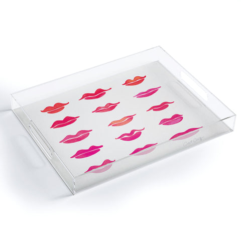 Cat Coquillette Kiss Collection Acrylic Tray