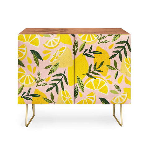 Cat Coquillette Lemon Blooms Blush Palette Credenza