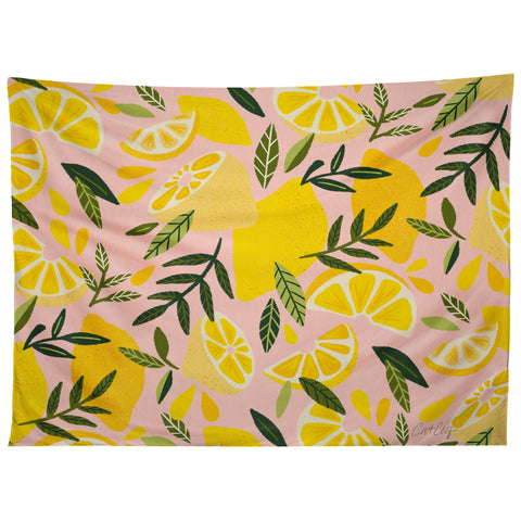 Cat Coquillette Lemon Blooms Blush Palette Tapestry