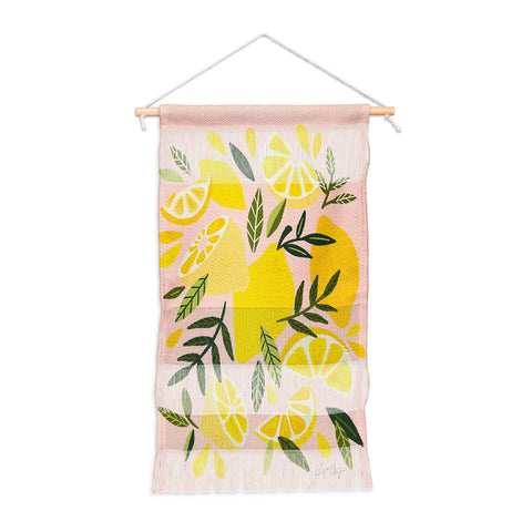 Cat Coquillette Lemon Blooms Blush Palette Wall Hanging Portrait