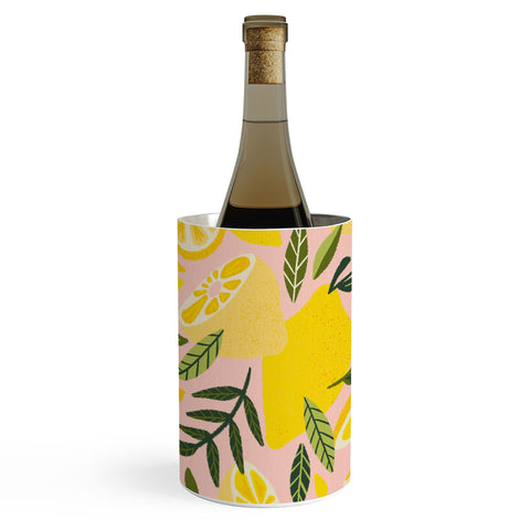Cat Coquillette Lemon Blooms Blush Palette Wine Chiller