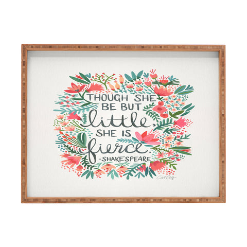 Cat Coquillette Little and Fierce Rectangular Tray