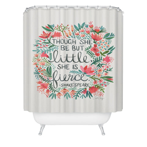 Cat Coquillette Little and Fierce Shower Curtain