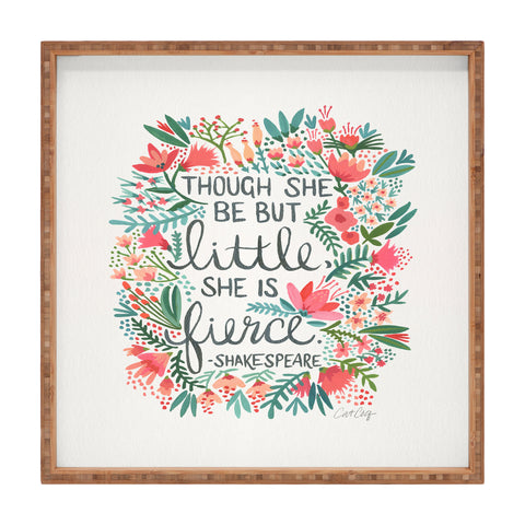 Cat Coquillette Little and Fierce Square Tray