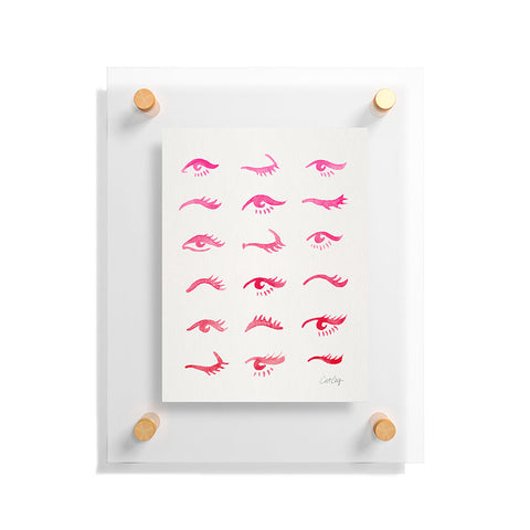 Cat Coquillette Mascara Envy Pink Floating Acrylic Print