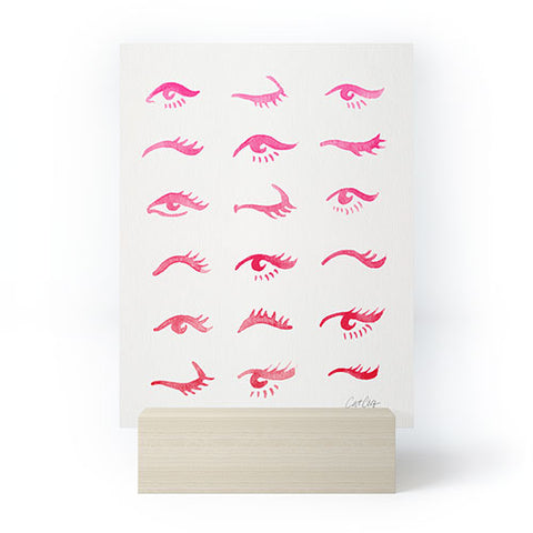 Cat Coquillette Mascara Envy Pink Mini Art Print