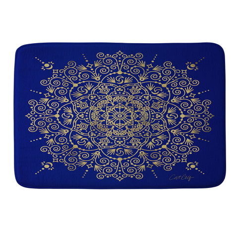 Cat Coquillette Moroccan Mandala Memory Foam Bath Mat