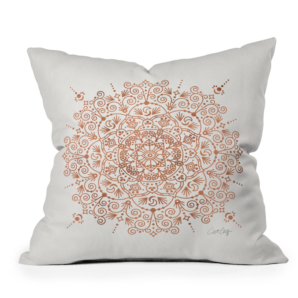 Rose Gold Throw Pillows