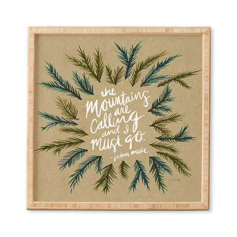 Cat Coquillette Mountains Calling Framed Wall Art