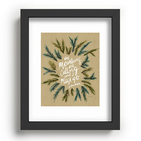 Cat Coquillette Mountains Calling Recessed Framing Rectangle